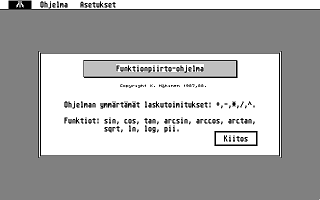 Funktionpiirto-ohjelma — screenshot 1
